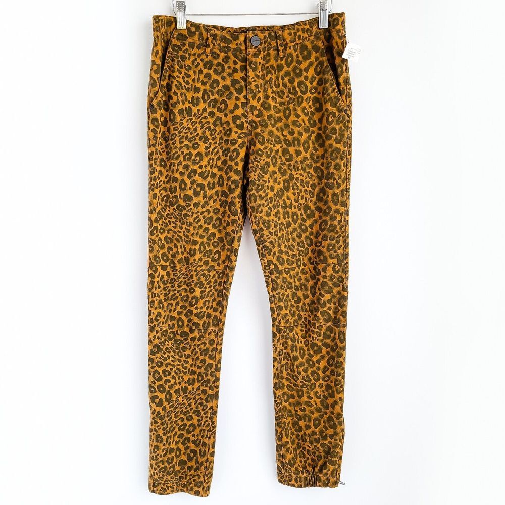 Sanctuary Anthropologie Urban Leopard Joggers Pants Womens XS Brand New w/o Tags